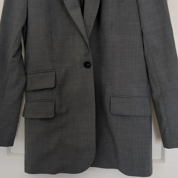 Gray Women's Blazer - Picture 3 of 16